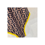 Fendi, Women's Swimsuit, Brown