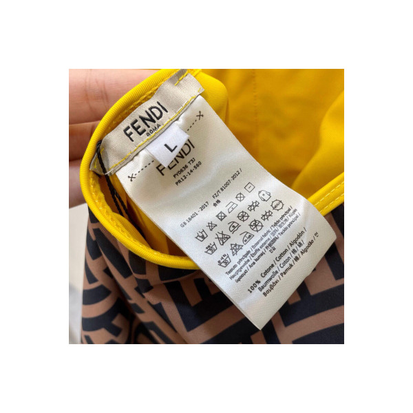 Fendi, Women's Swimsuit, Brown