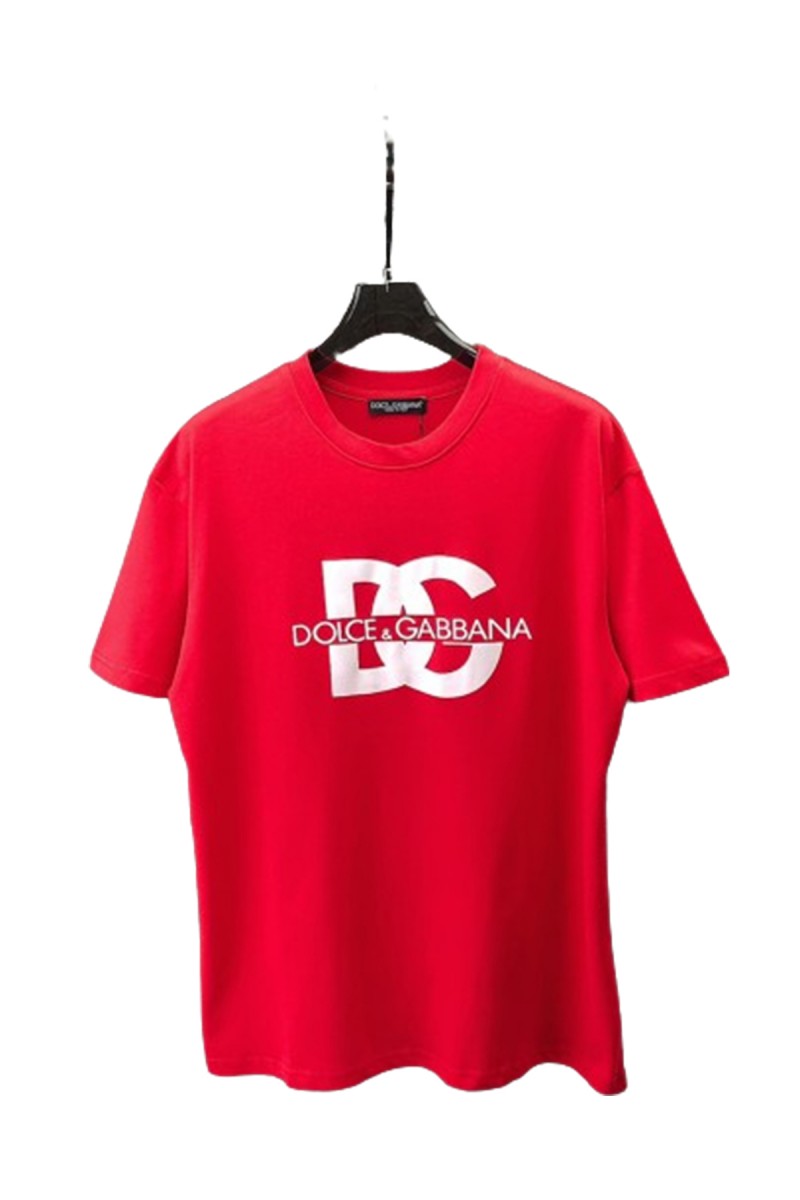 Dolce Gabbana, Men's T-Shirt, Red
