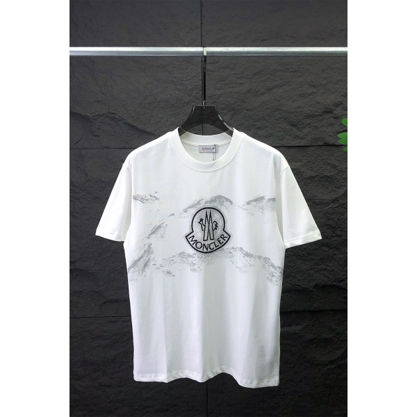 Moncler, Men's T-Shirt, White