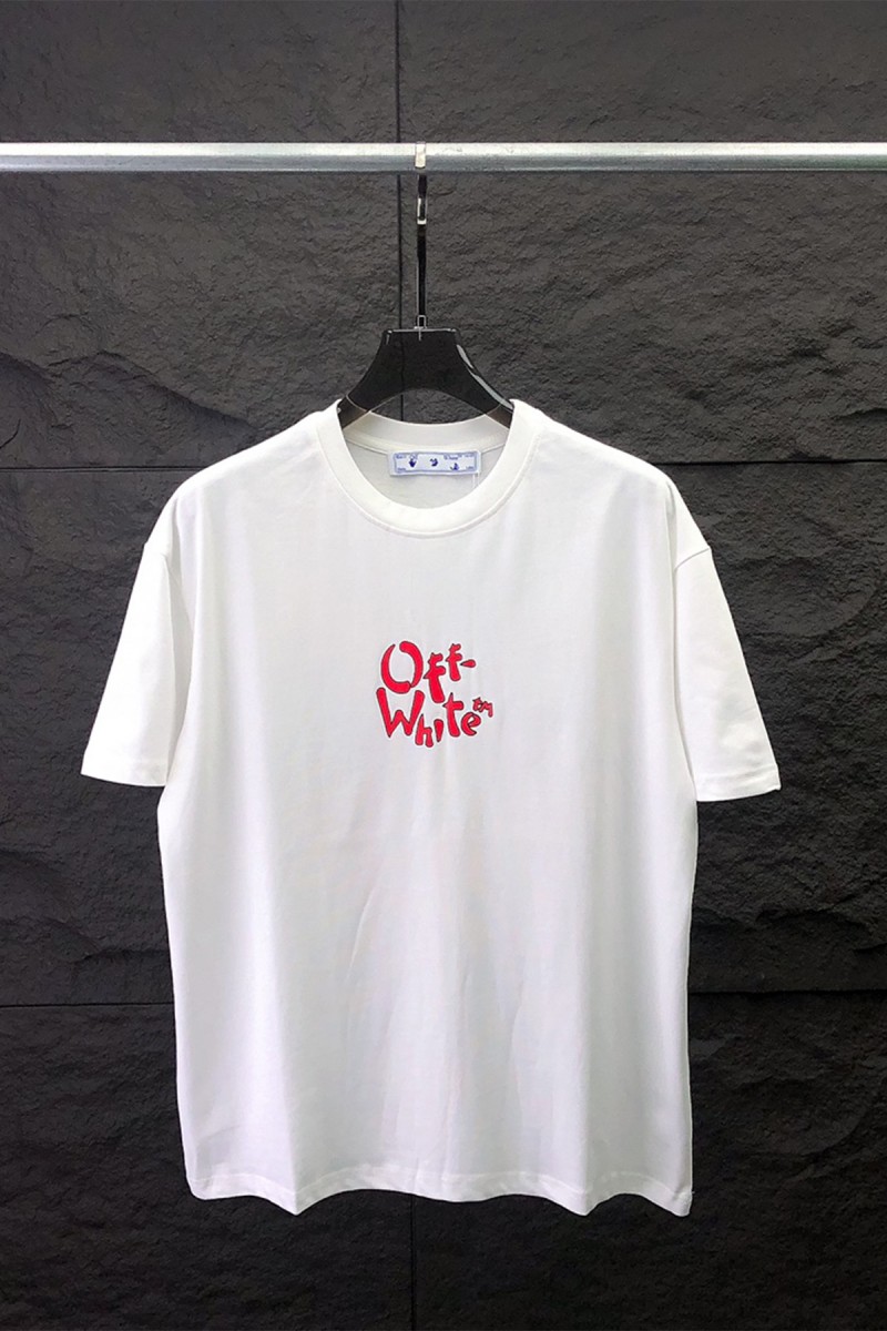 Off White, Men's T-Shirt, White