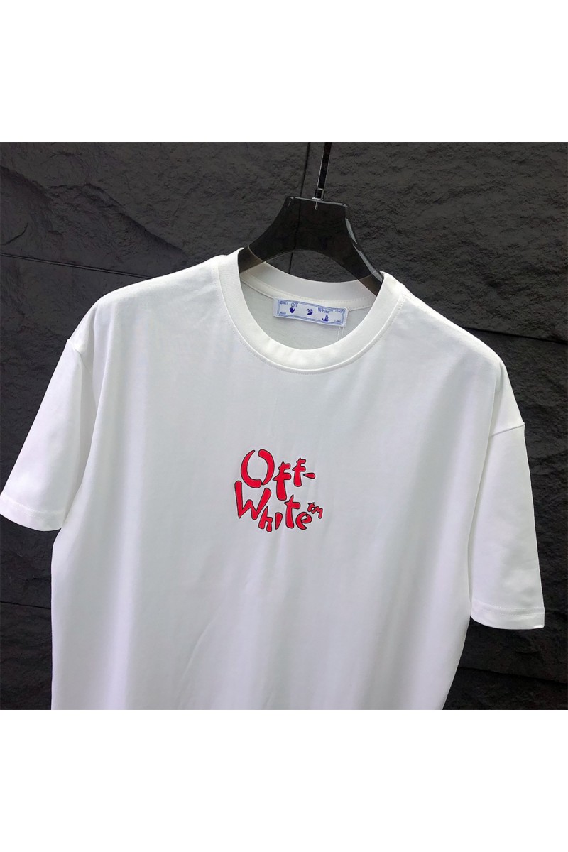 Off White, Men's T-Shirt, White