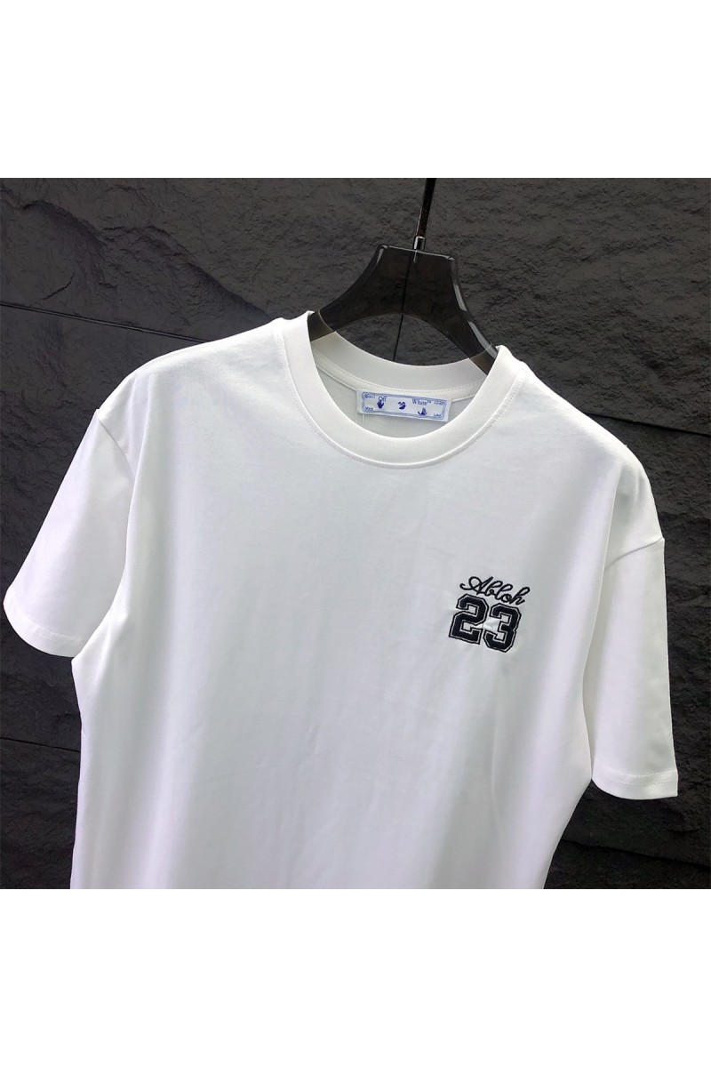 Off White, Men's T-Shirt, White