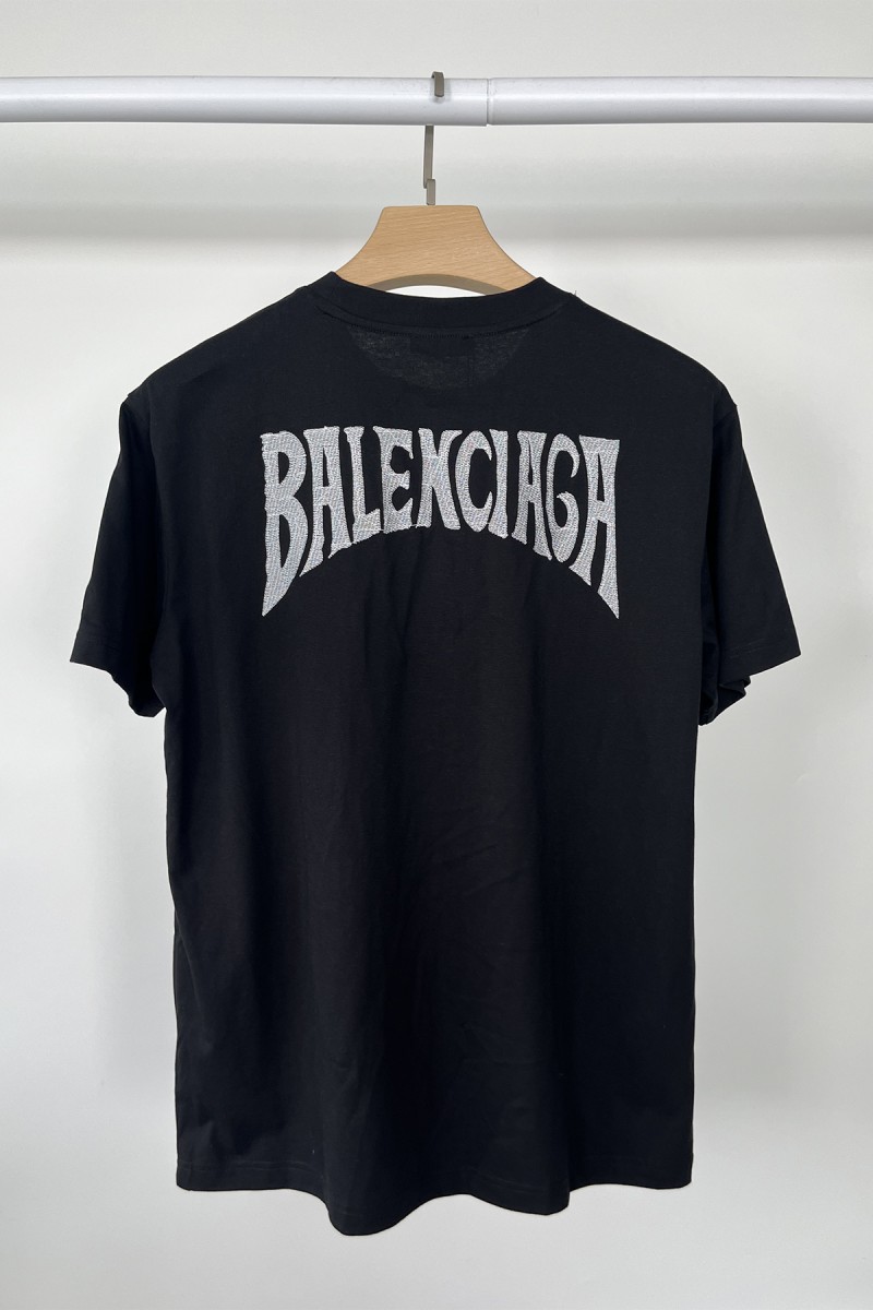 Balenciaga, Men's T-Shirt, Black