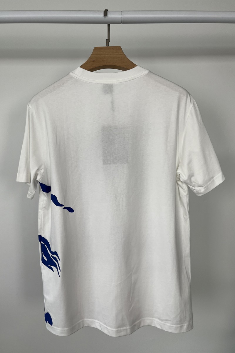 Burberry, Men's T-Shirt, White