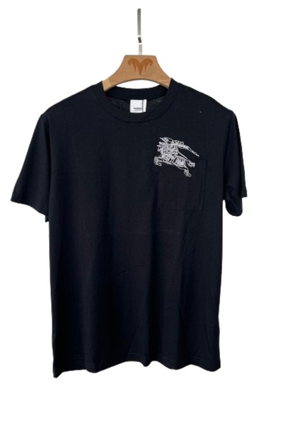 Burberry, Men's T-Shirt, Black
