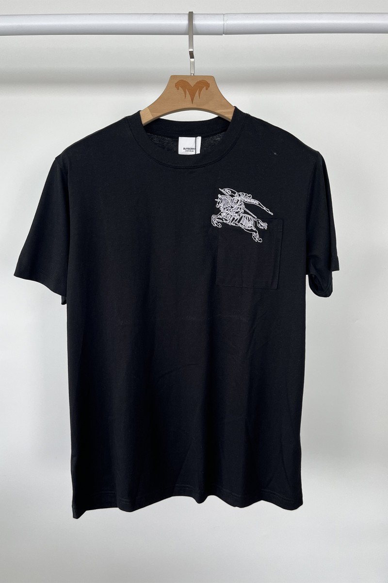 Burberry, Men's T-Shirt, Black