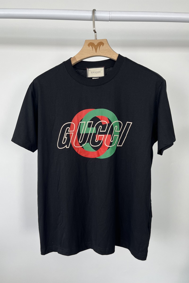 Gucci, Men's T-Shirt, Black