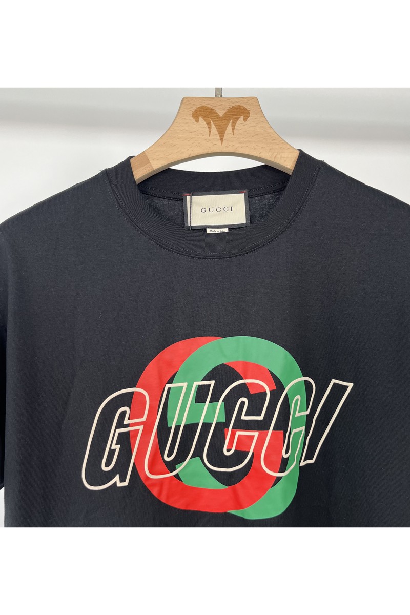 Gucci, Men's T-Shirt, Black