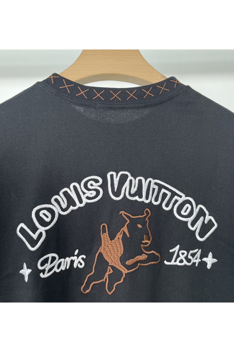 Louis Vuitton, Men's T-Shirt, Black