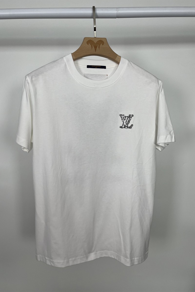 Louis Vuitton, Men's T-Shirt, White