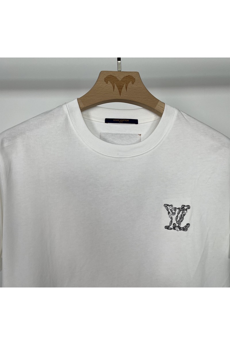 Louis Vuitton, Men's T-Shirt, White