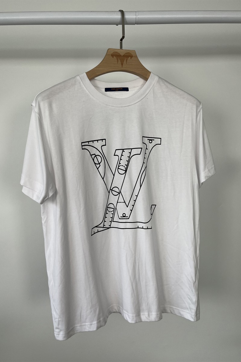 Louis Vuitton, Men's T-Shirt, White