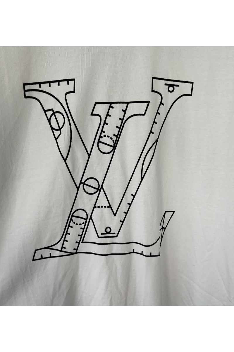 Louis Vuitton, Men's T-Shirt, White