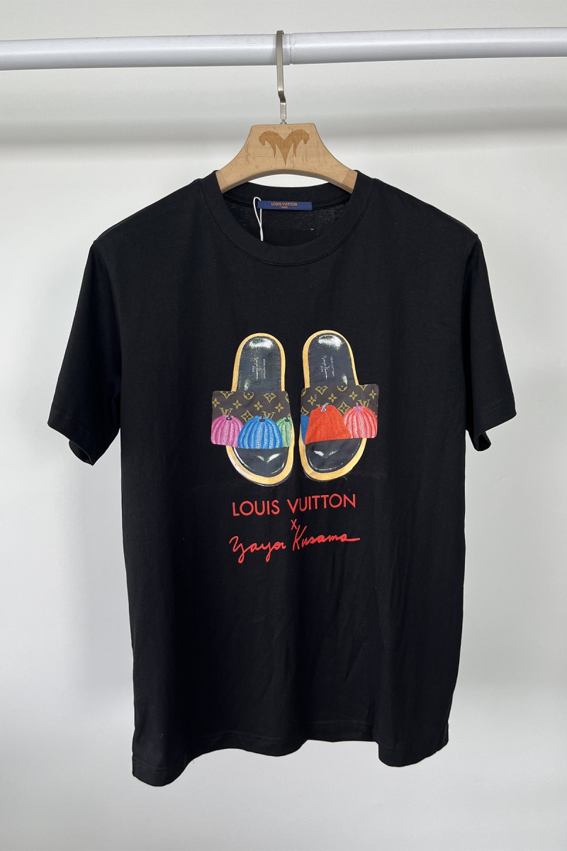 Louis Vuitton, Men's T-Shirt, Black