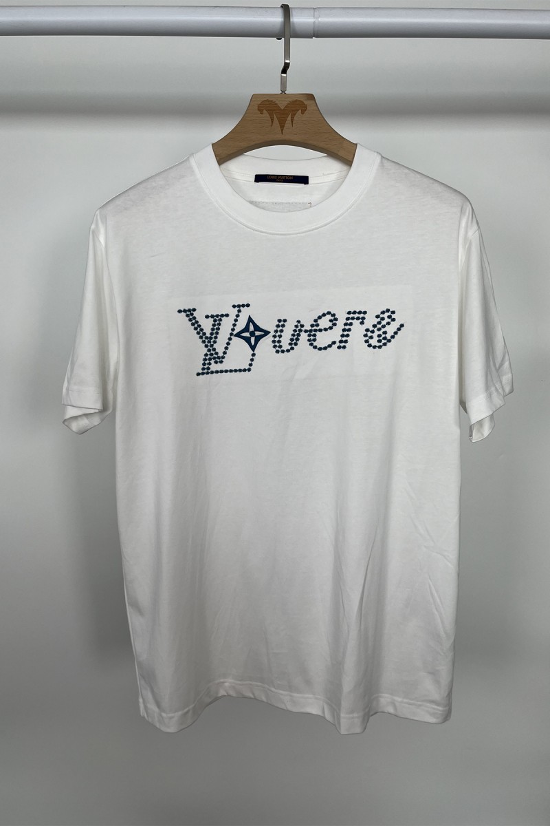 Louis Vuitton, Men's T-Shirt, White