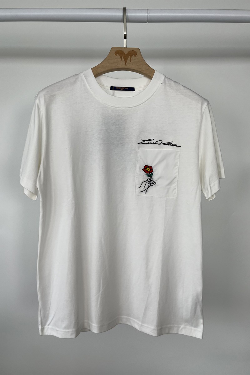 Louis Vuitton, Men's T-Shirt, White