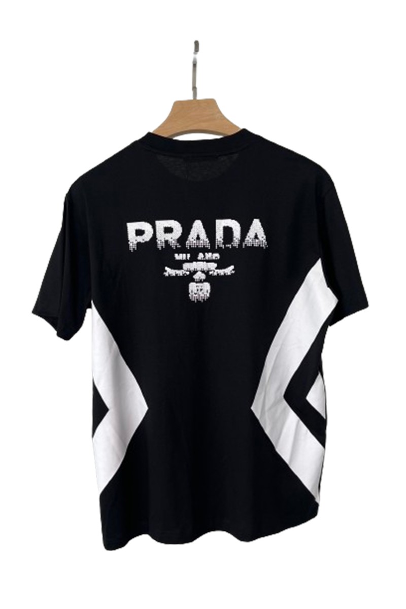 Prada, Men's T-Shirt, Black