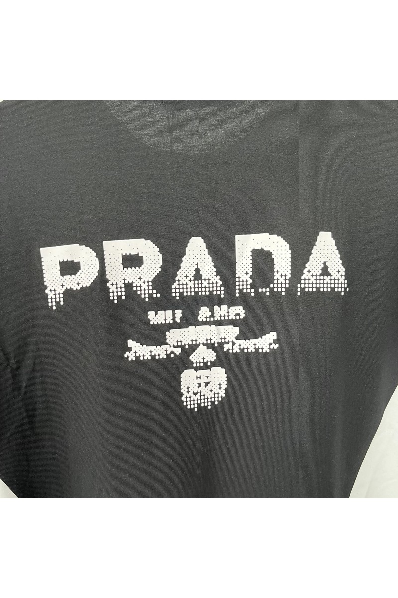 Prada, Men's T-Shirt, Black