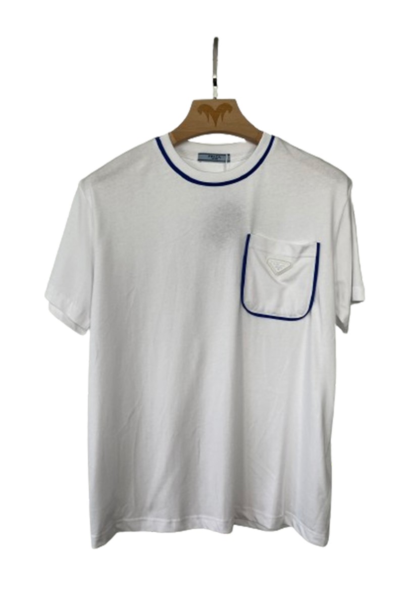 Prada, Men's T-Shirt, White