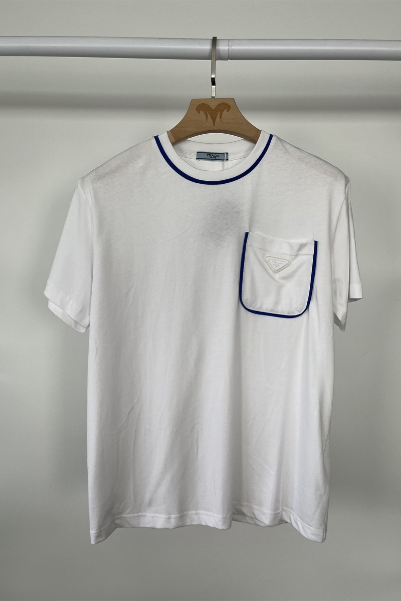 Prada, Men's T-Shirt, White