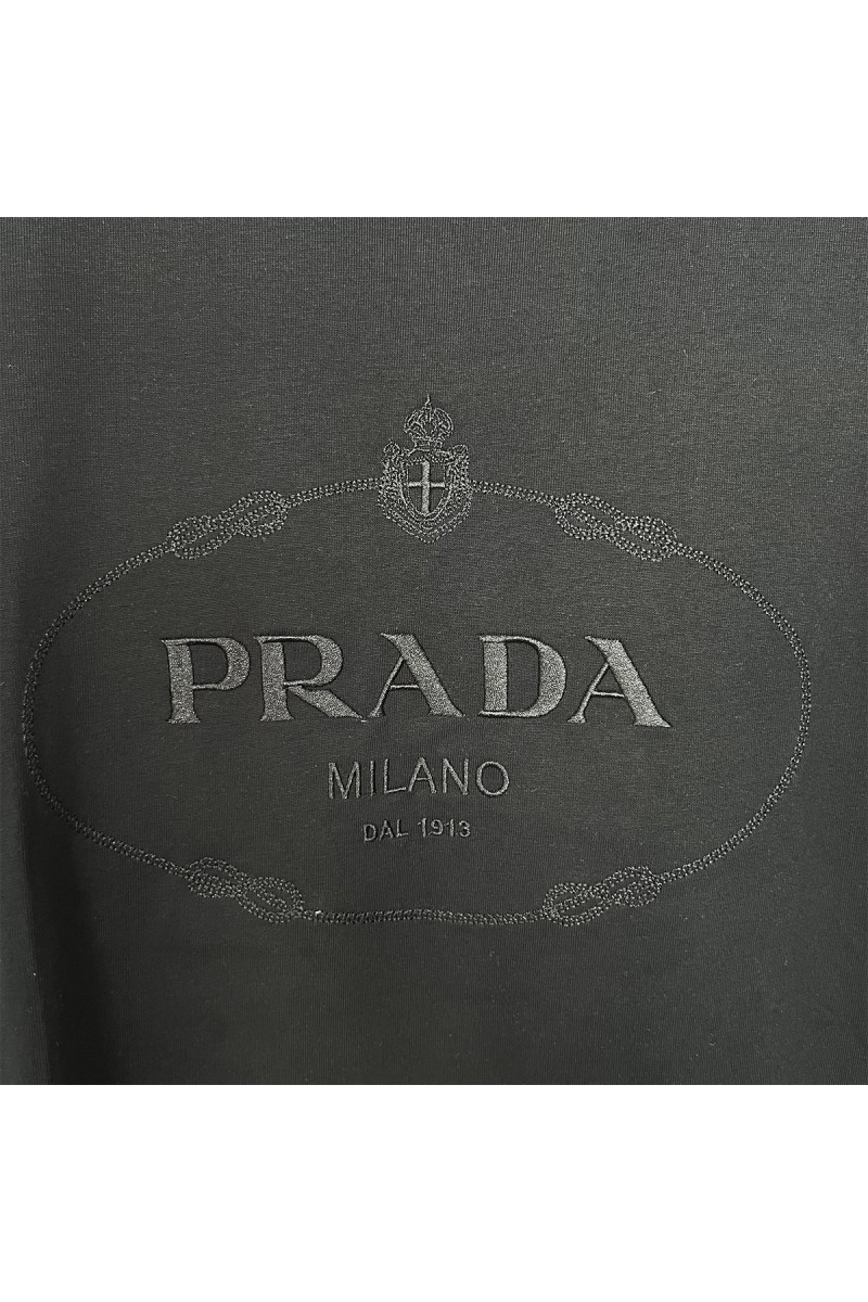 Prada, Men's T-Shirt, Black