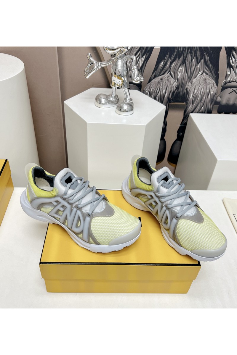 Fendi, Men's Sneaker, Yellow