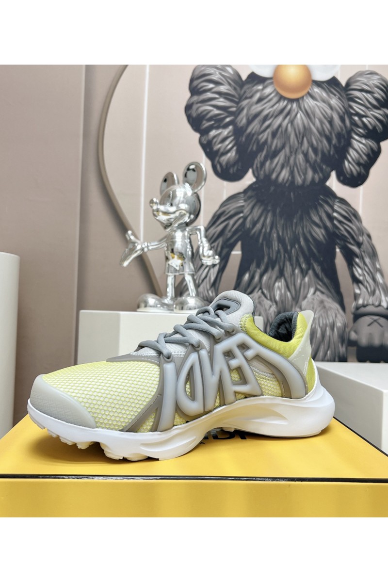 Fendi, Men's Sneaker, Yellow