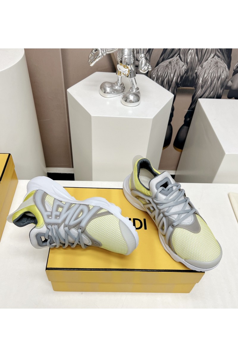 Fendi, Men's Sneaker, Yellow