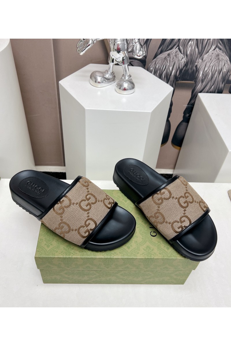 Gucci, Women's Slipper, Brown