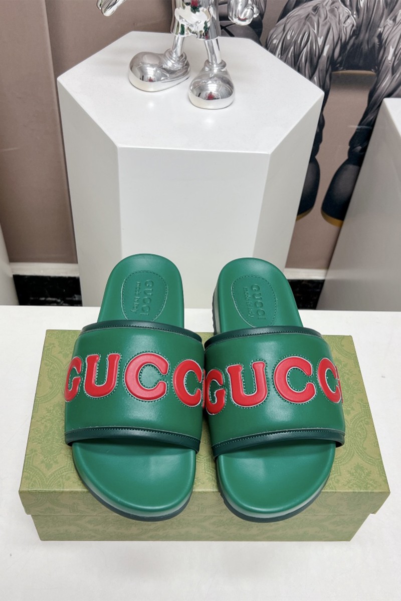 Gucci, Women's Slipper, Green