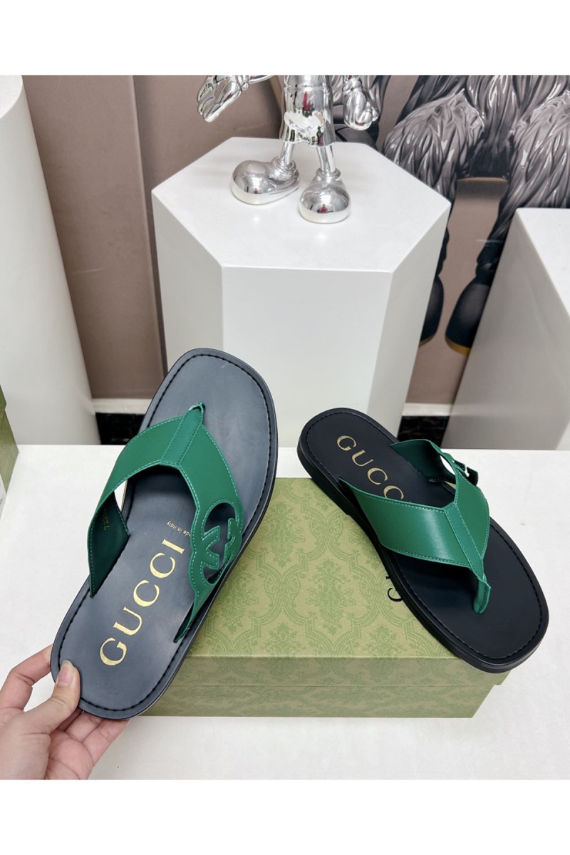 Gucci, Women's Slipper, Green