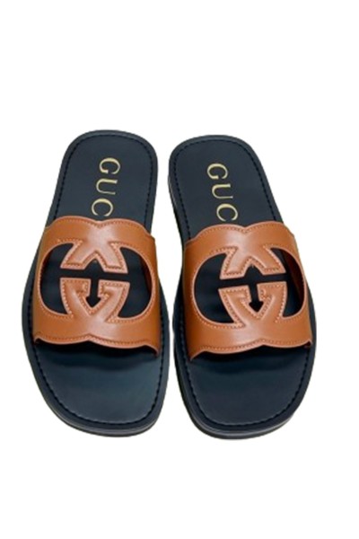 Gucci, Men's Slipper, Brown