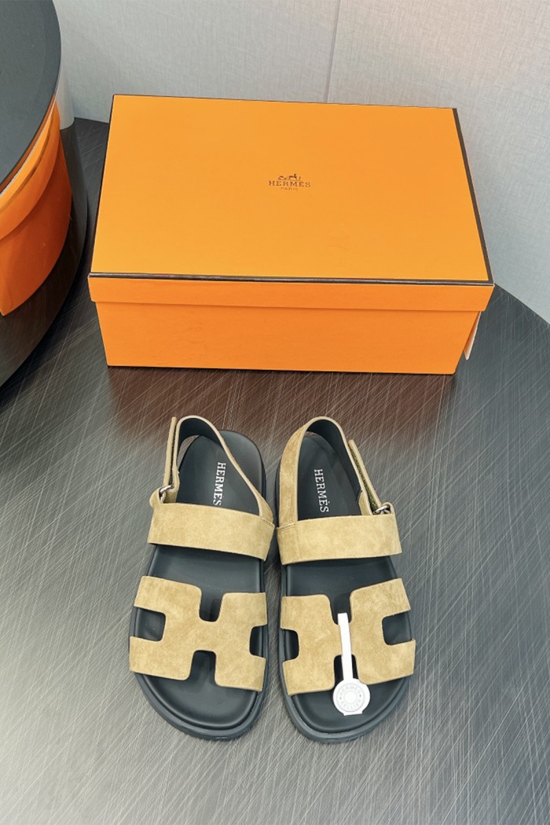 Hermes, Women's Sandal, Camel