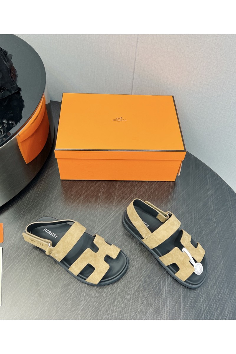 Hermes, Women's Sandal, Camel