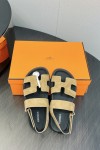 Hermes, Women's Sandal, Camel