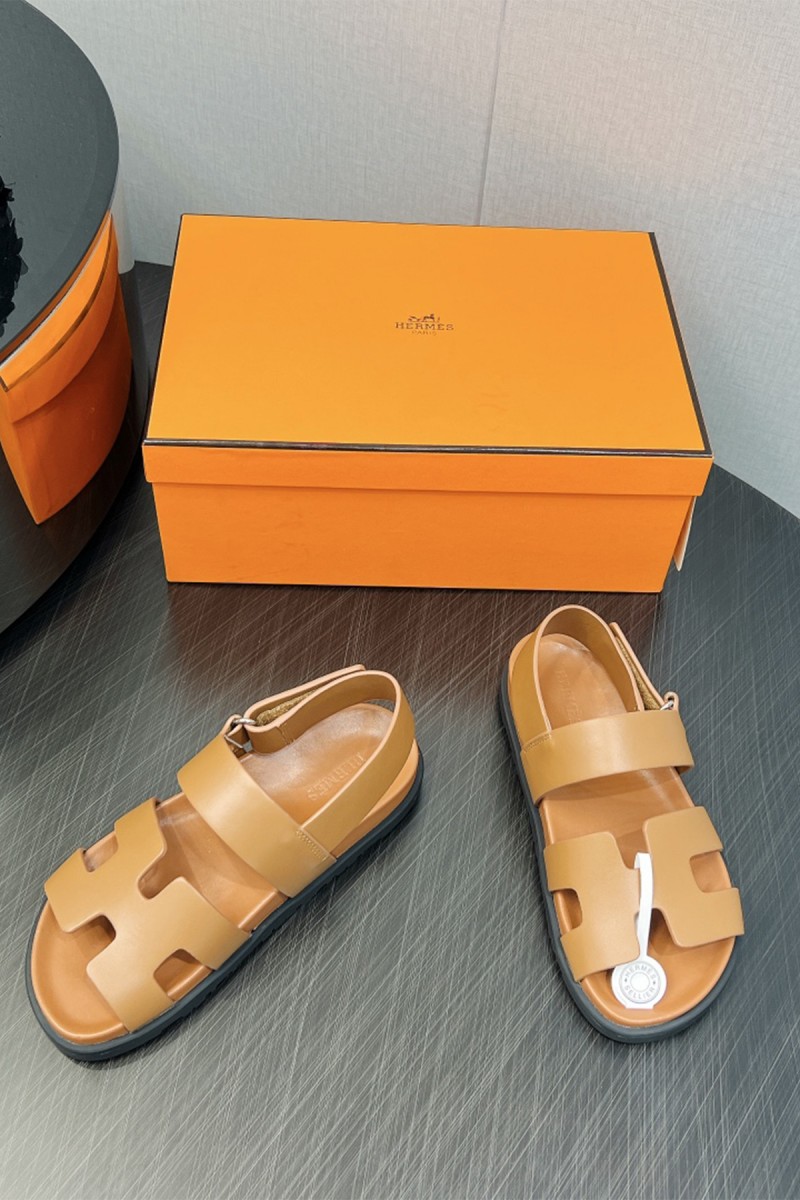 Hermes, Women's Sandal, Camel