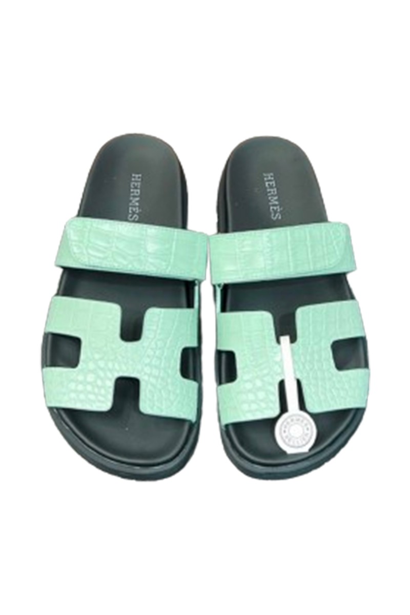 Hermes, Women's Slipper, Green