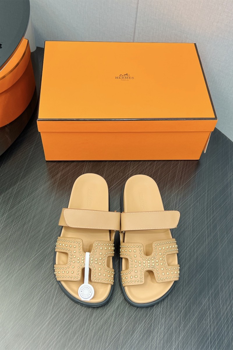 Hermes, Women's Slipper, Camel