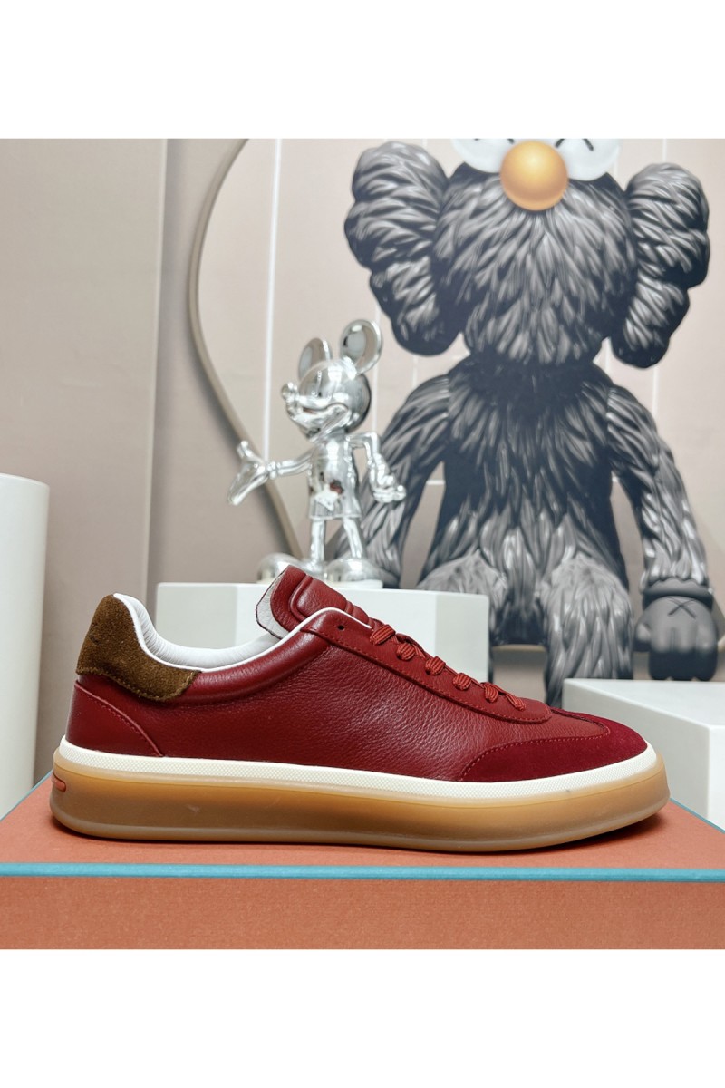 Loro Piana, Men's Sneaker, Red