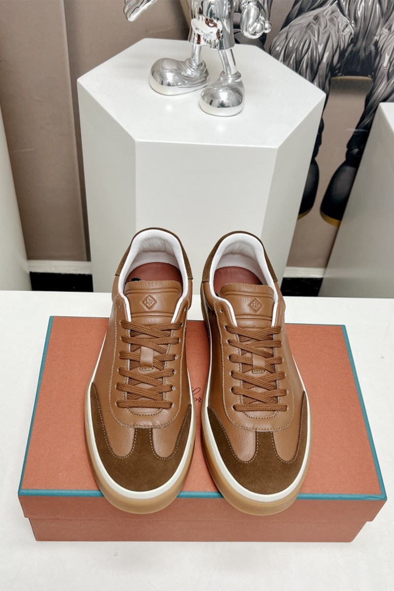 Loro Piana, Men's Sneaker, Brown