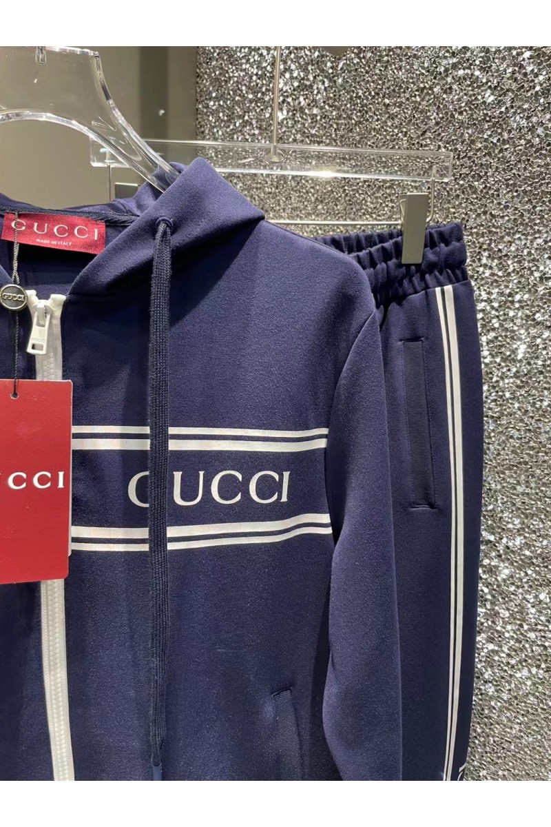 Gucci, Men's Tracksuit, Blue