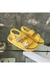 Christian Dior, Women's Sandal, Yellow