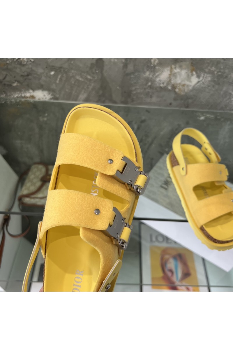 Christian Dior, Women's Sandal, Yellow