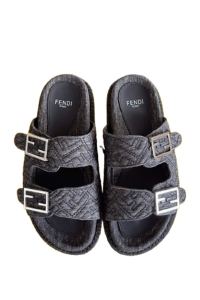 Fendi, Men's Slipper, Black