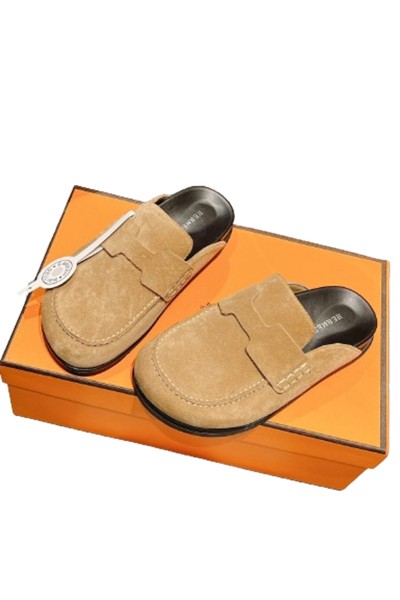 Hermes, Men's Slipper, Camel