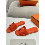 Hermes, Women's Slipper, Orange