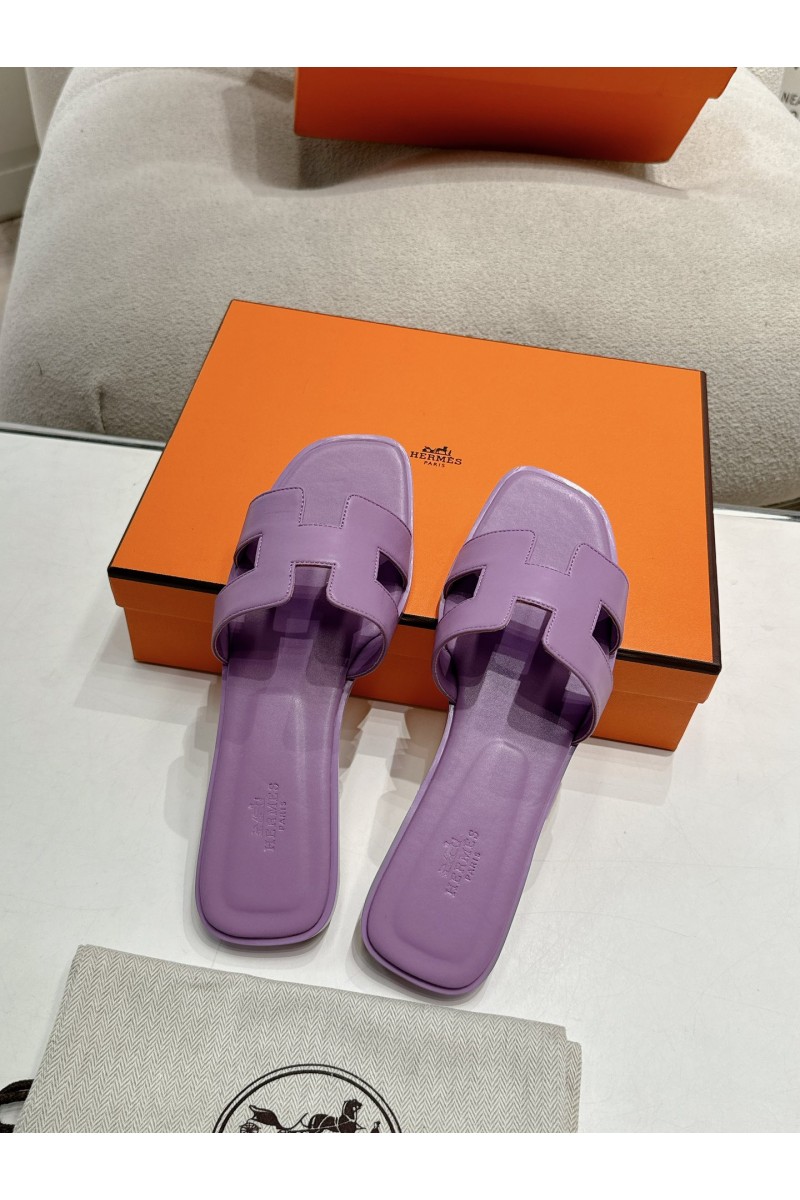 Hermes, Women's Slipper, Purple