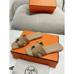 Hermes, Women's Slipper, Beige