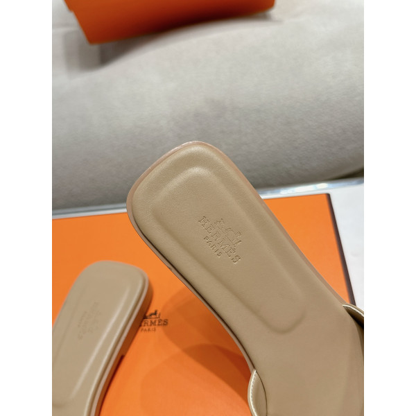 Hermes, Women's Slipper, Beige